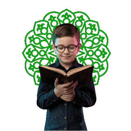 Student reading Quran at Rouh & Rehan Academy