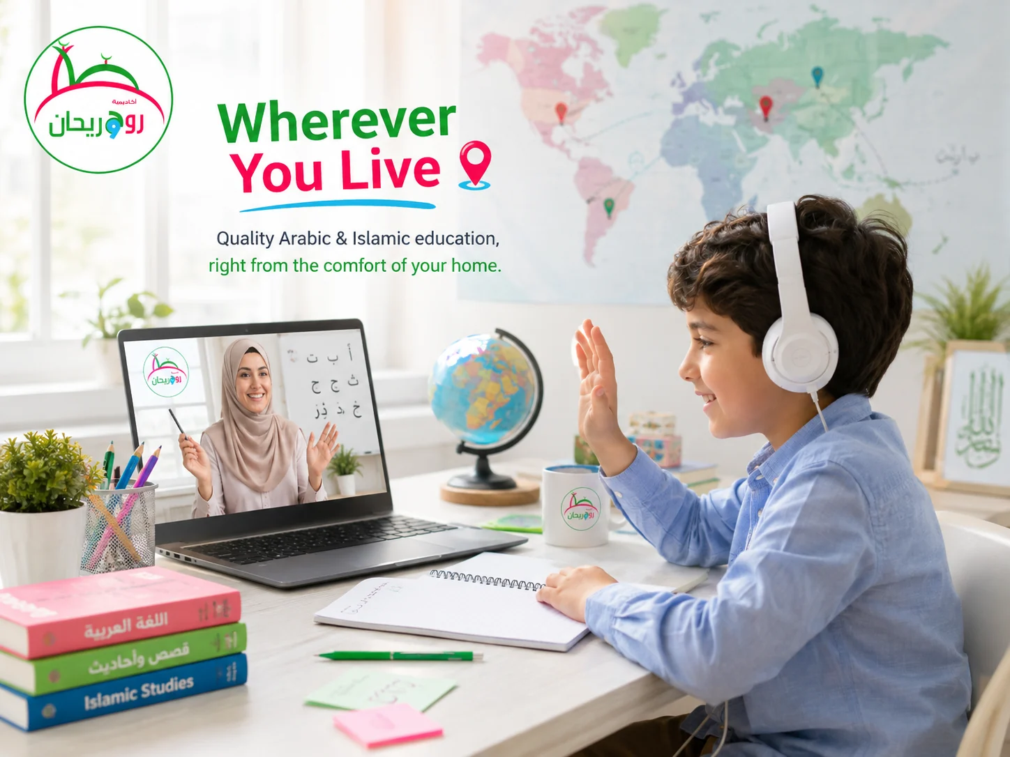 International online Islamic education for non-Arabic speakers