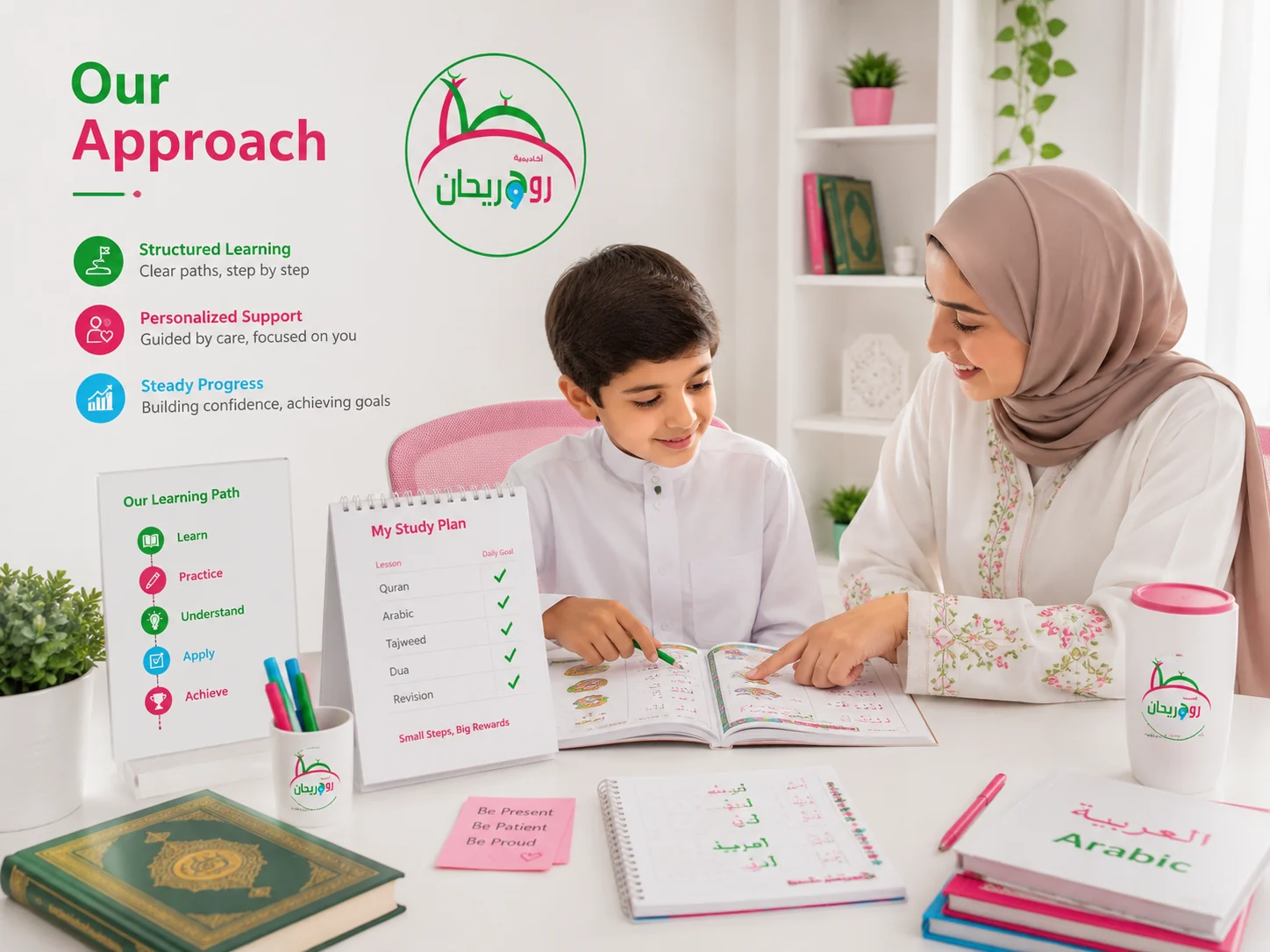 Structured Quran Arabic and Islamic Studies learning