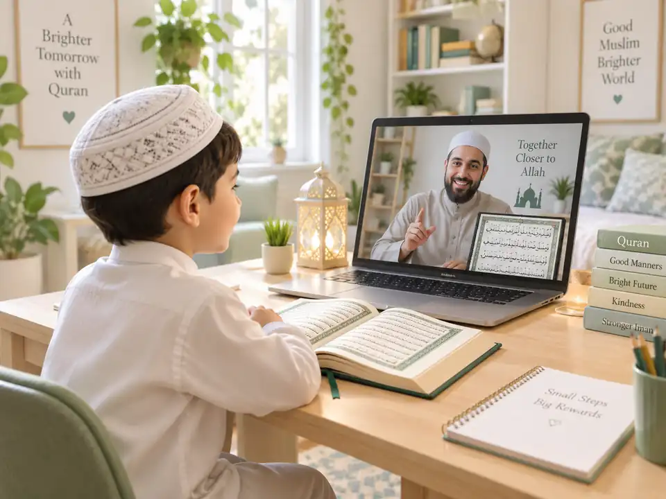 Cours particuliers de Coran en ligne pour les familles aux États-Unis